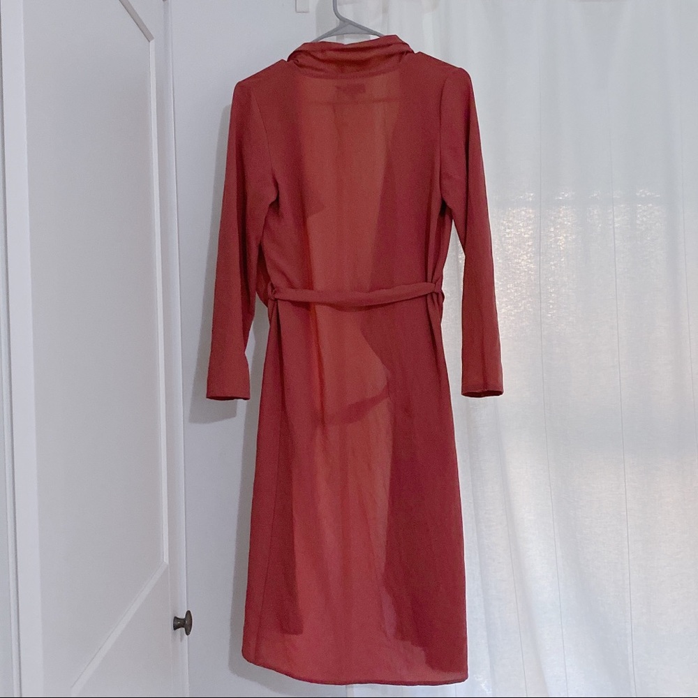 Pink duster jacket - Picture 5 of 5